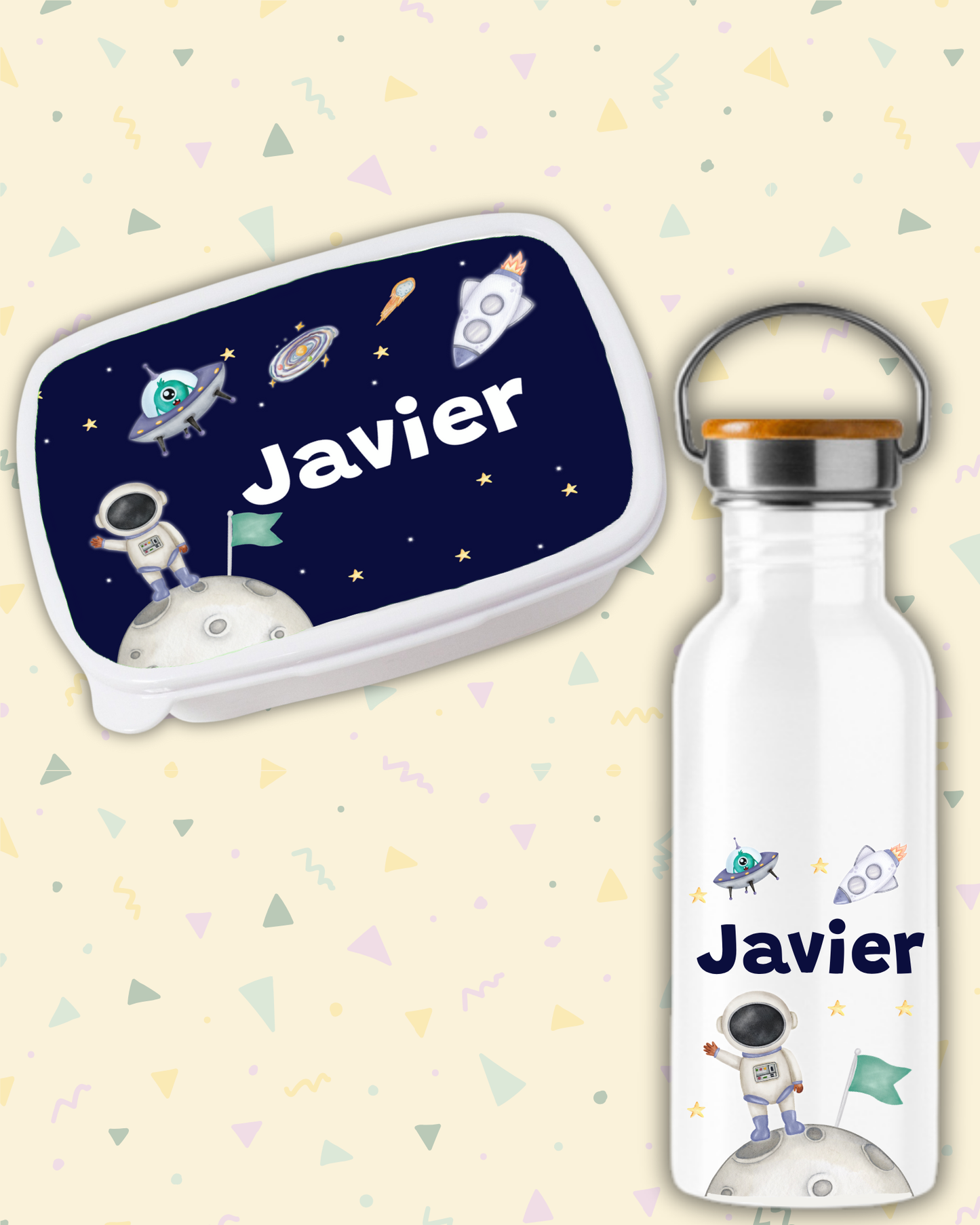 Fiambrera + Botella Galaxia