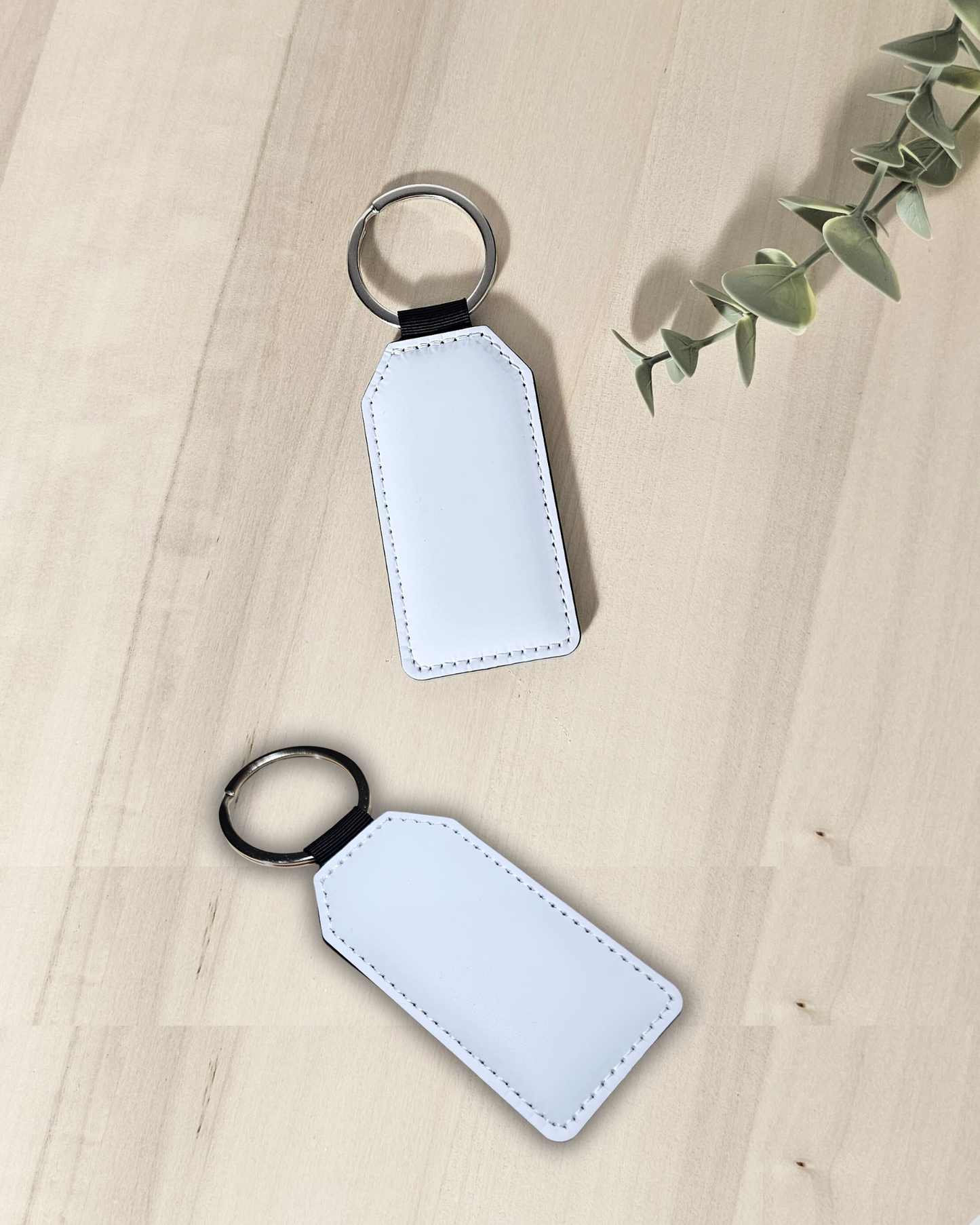 Llavero Personalizado de Polipiel Rectángulo