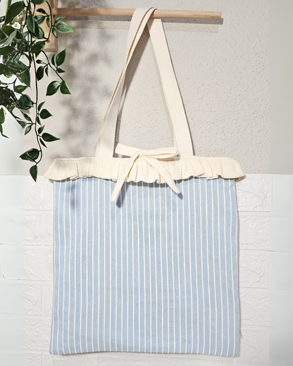 Tote Bag volantito+neceser STOCK INMEDIATO