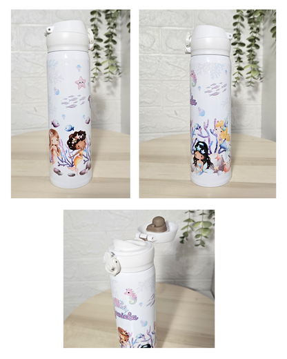 Botella diseño "Sirenitas"