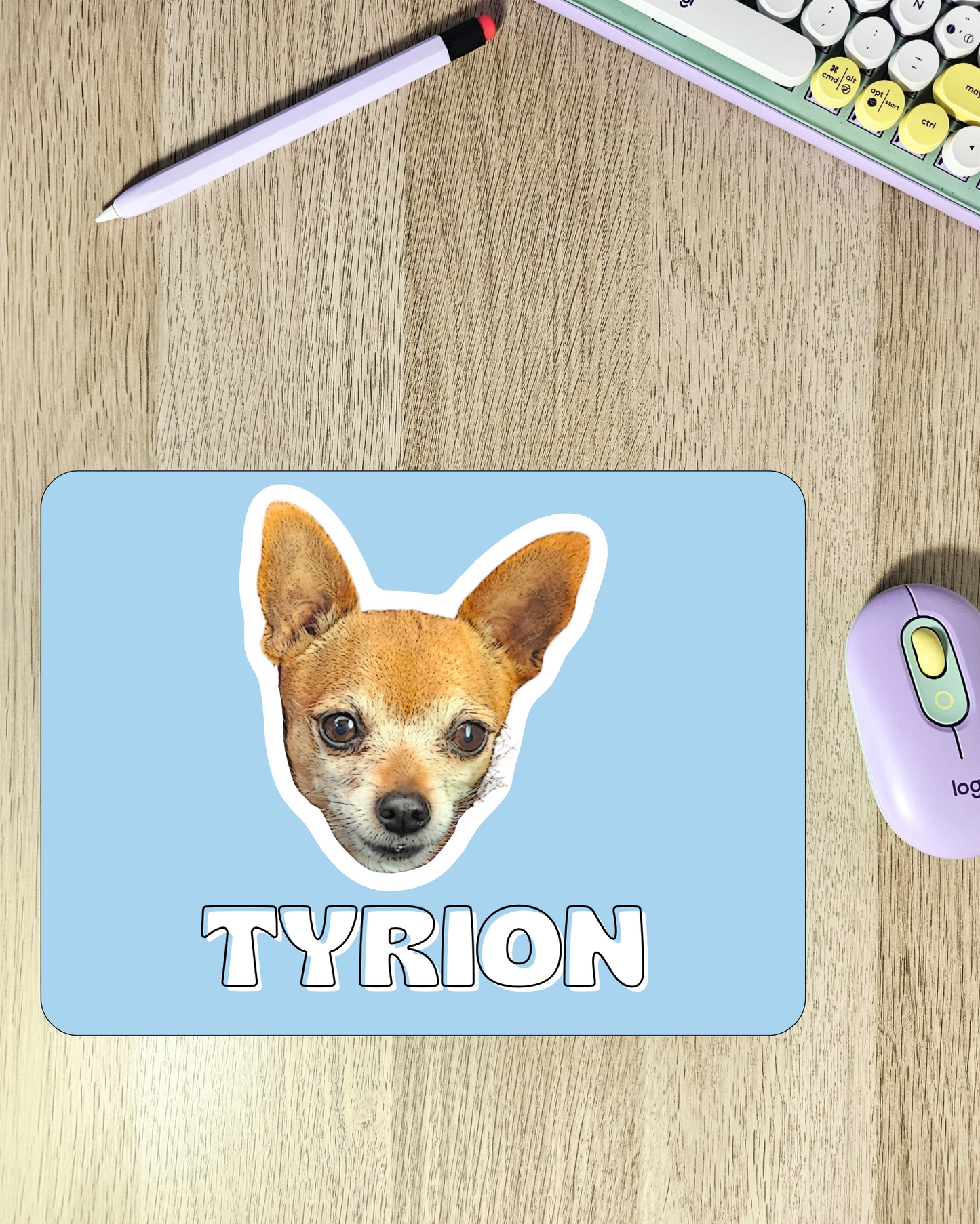 Mouse Pad Personalizado – Cara + Nombre