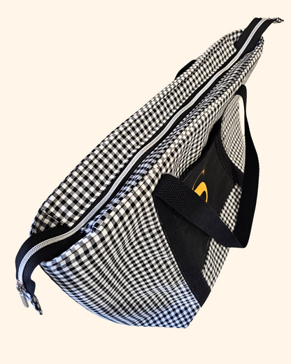 Bolso grande Vichy negro