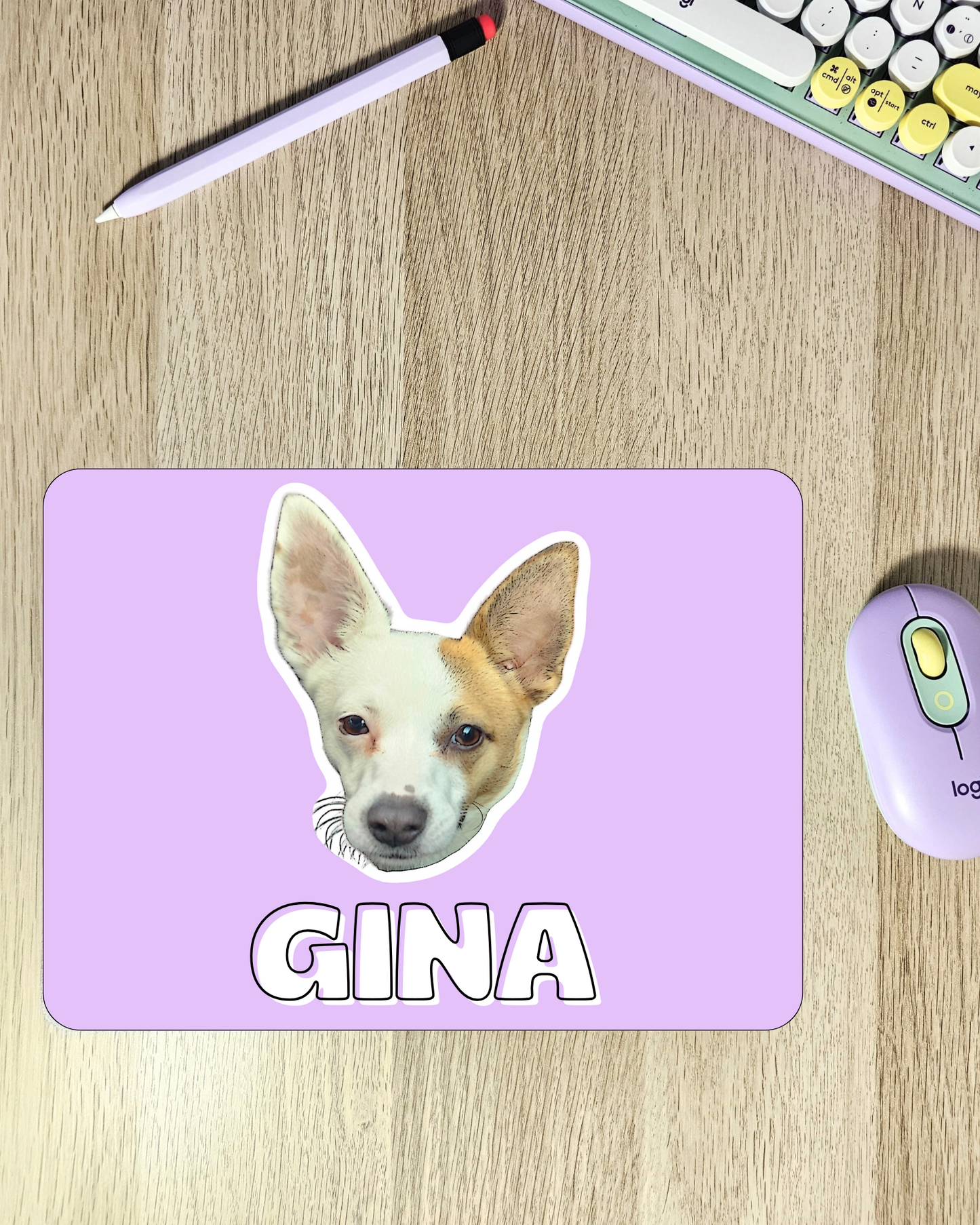 Mouse Pad Personalizado – Cara + Nombre