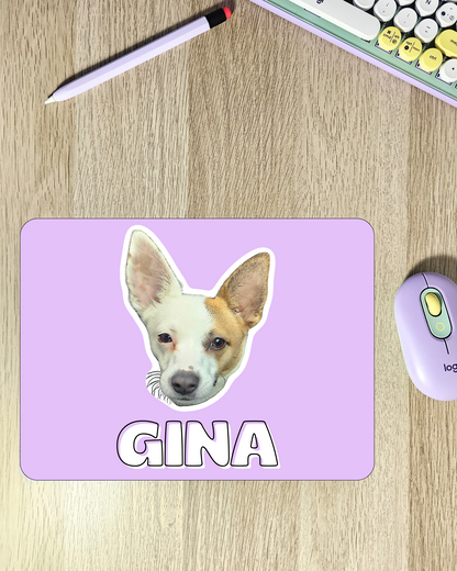 Mouse Pad Personalizado – Cara + Nombre