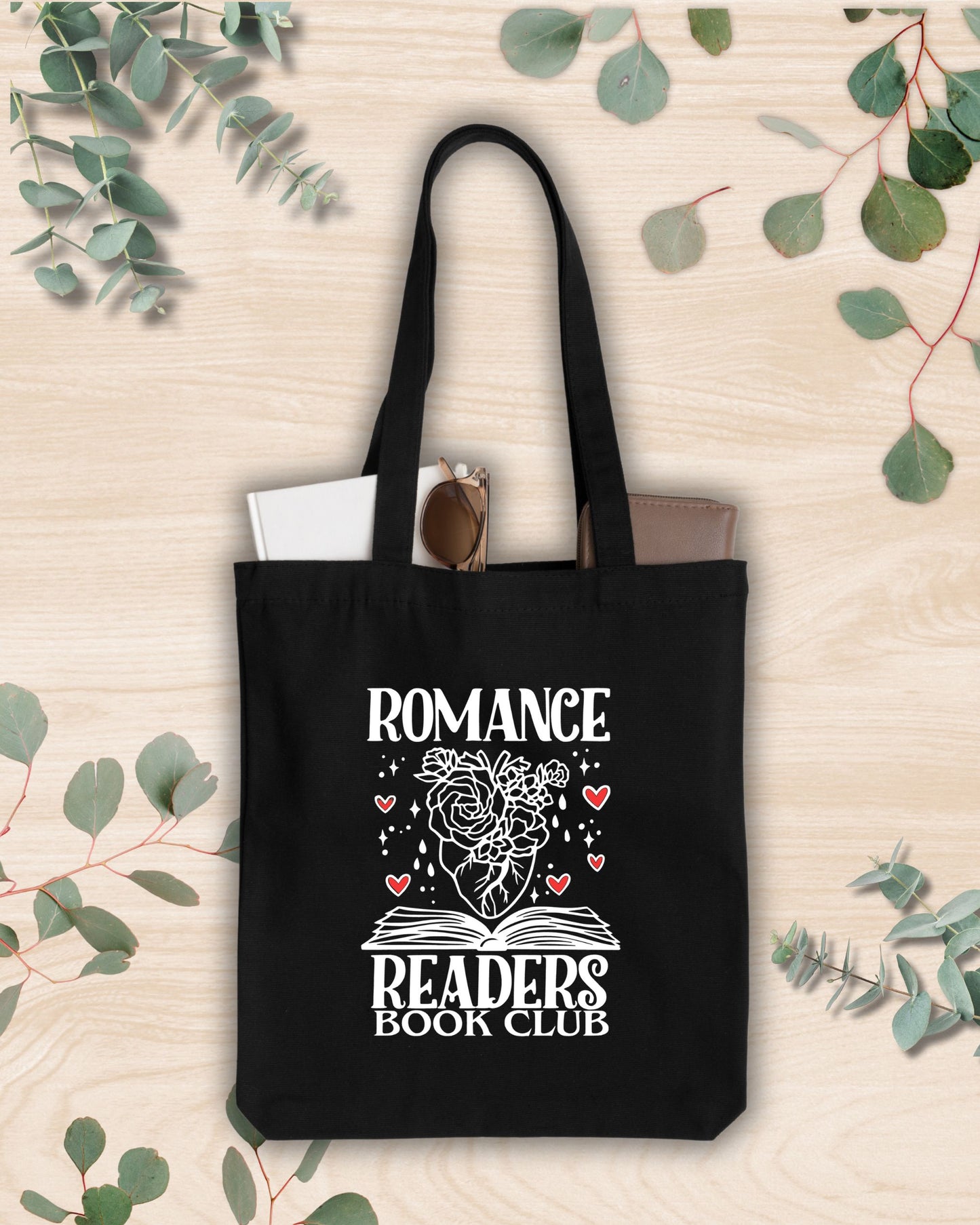 Tote bag literaria negra