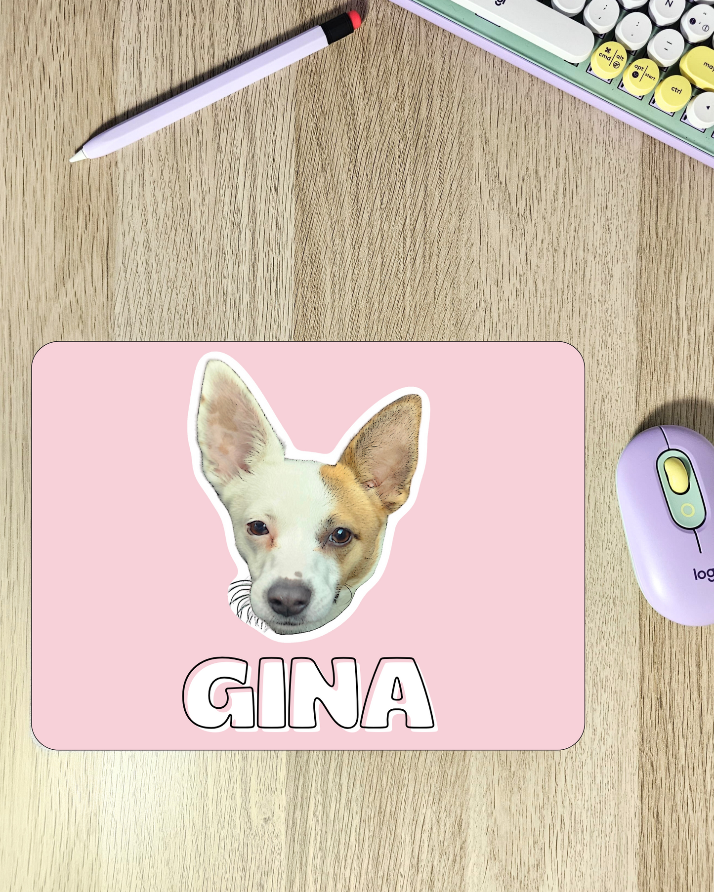 Mouse Pad Personalizado – Cara + Nombre