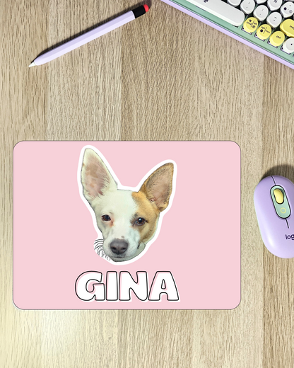 Mouse Pad Personalizado – Cara + Nombre