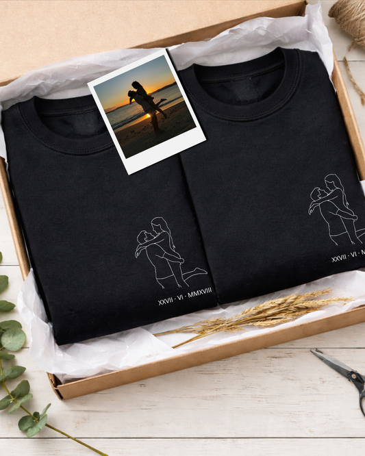 Sudaderas en pareja negro