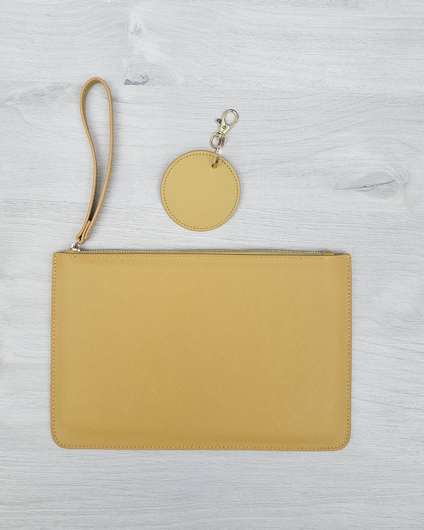 Bolso de mano+llavero "Saffiano"