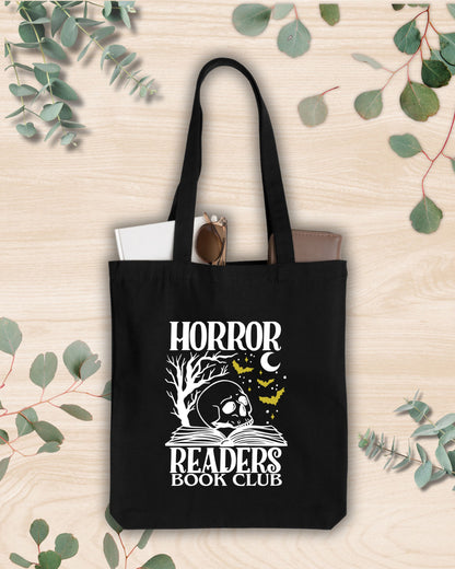 Tote bag literaria negra