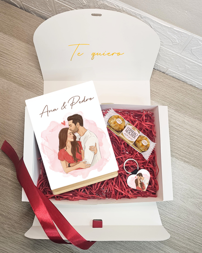 Caja San Valentin Ilustración