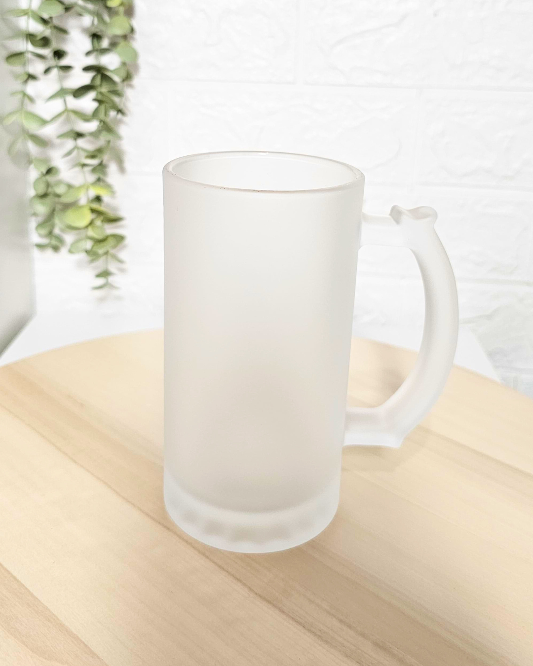 Jarra cerveza efecto esmerilado