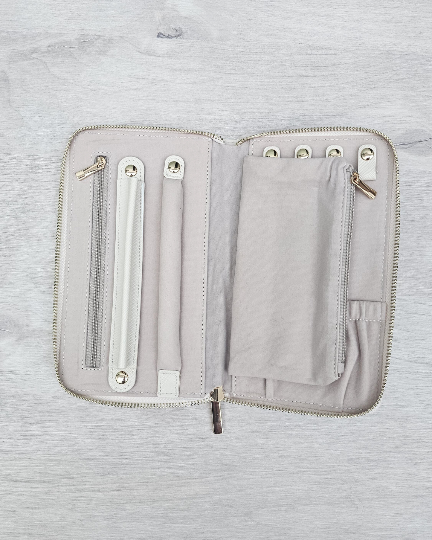 Joyero de viaje "saffiano"