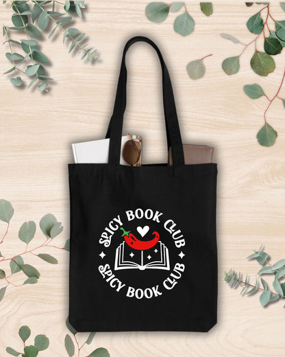 Tote bag literaria negra