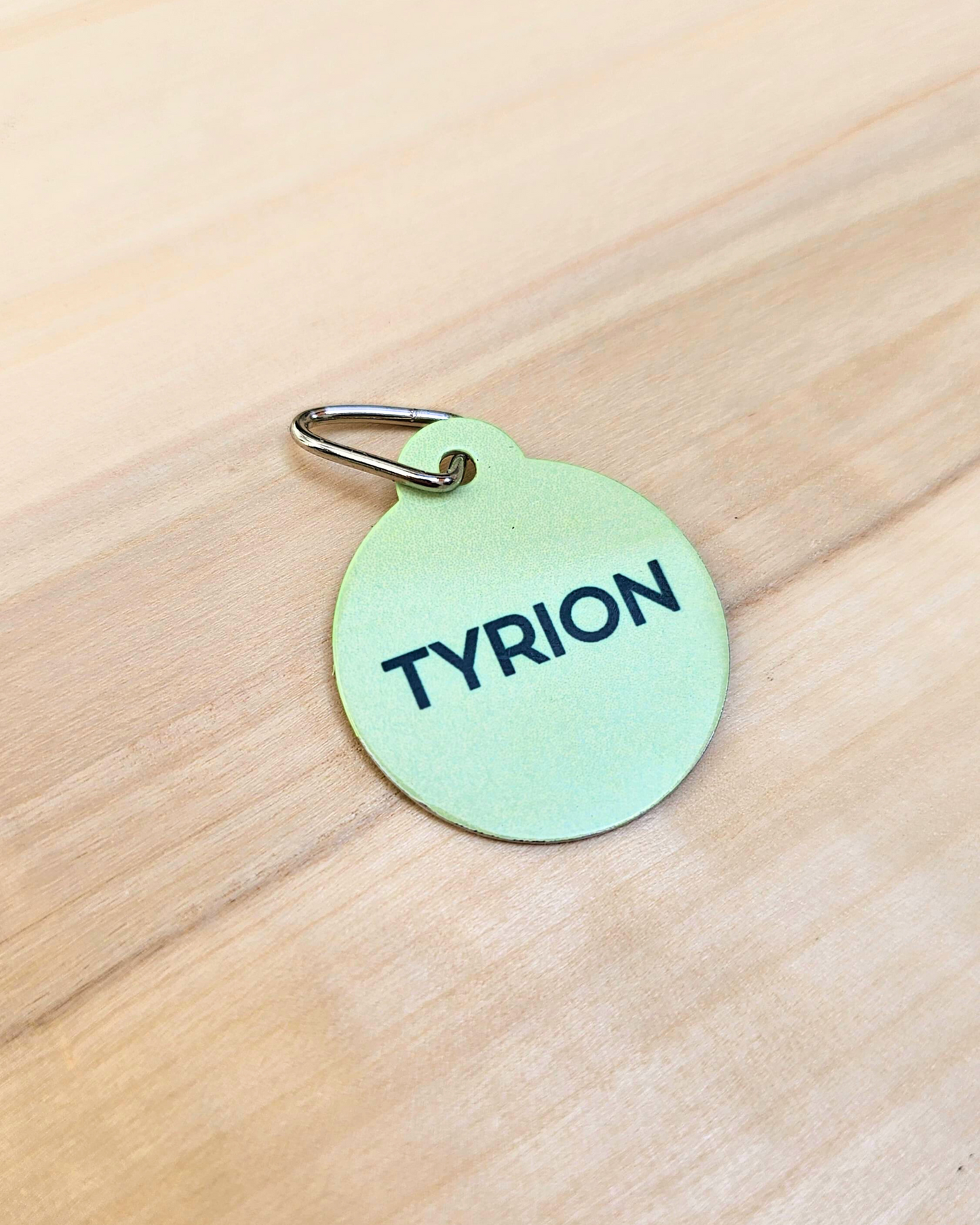 Chapa redonda minimalista