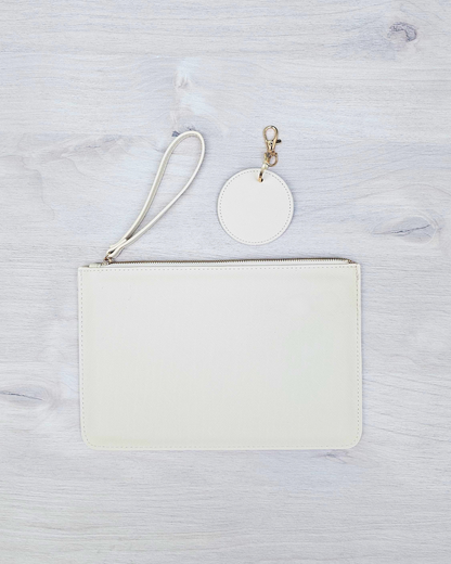 Bolso de mano+llavero "Saffiano"