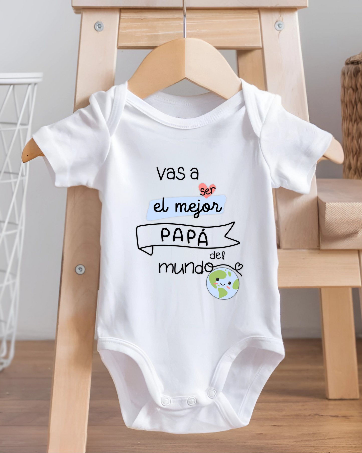 Body personalizado "noticia especial para papá"