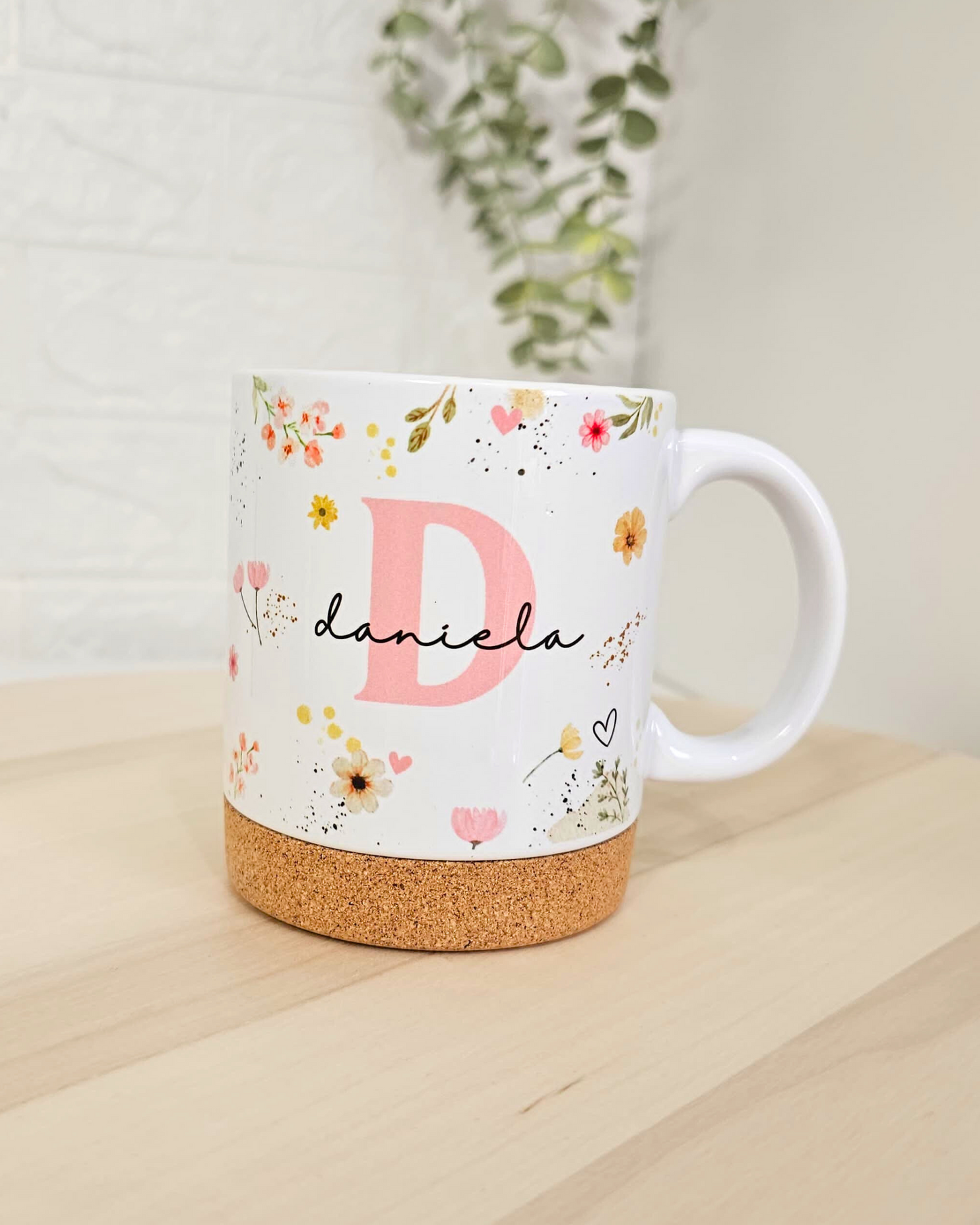 Taza Inicial Floral