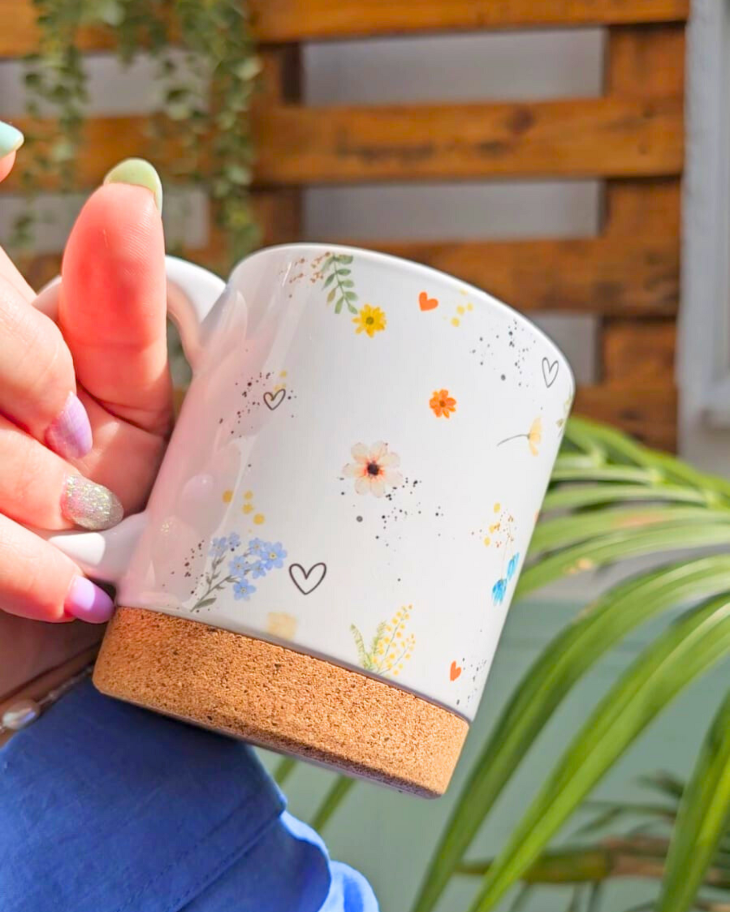 Taza Inicial Floral