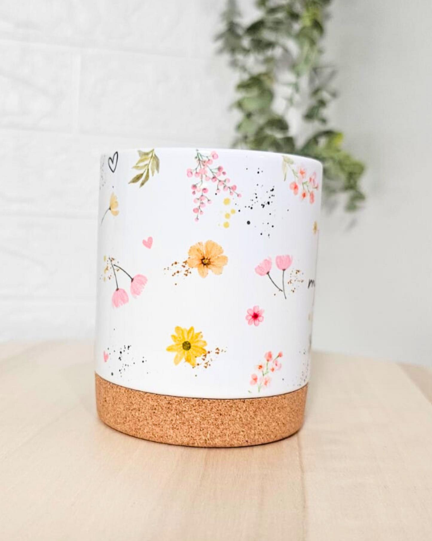 Taza Inicial Floral