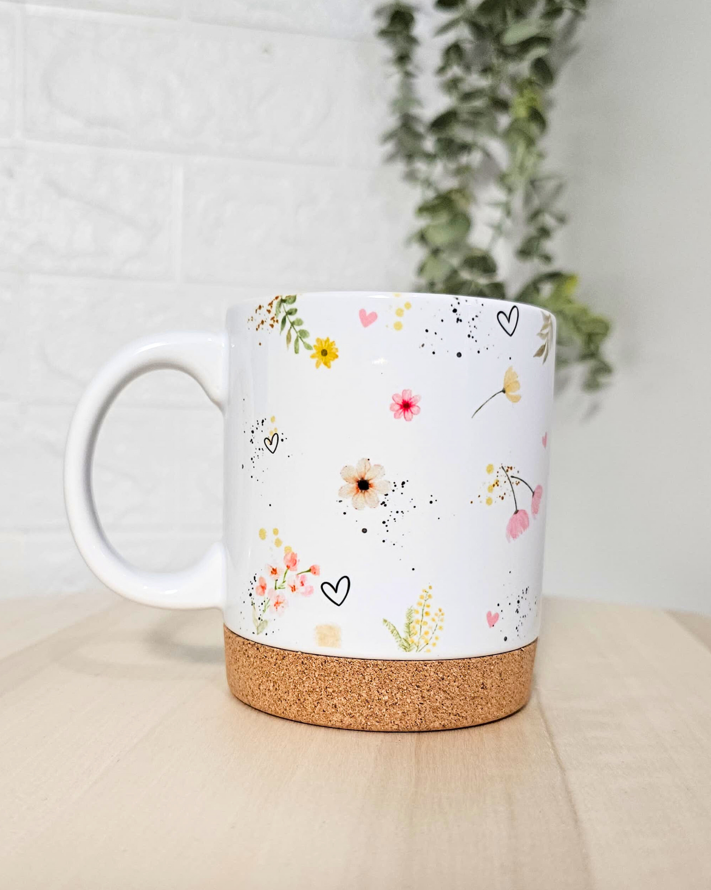 Taza Inicial Floral