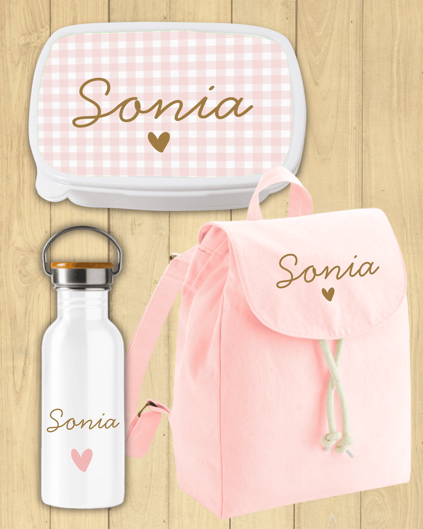 Pack vuelta al cole Vichy Rosa